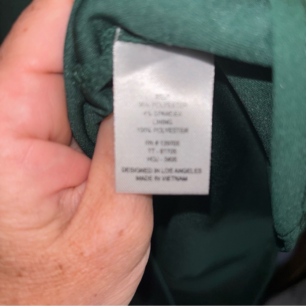 Emerald Sundae Dark Green One-Shoulder Dress - Picture 7 of 10